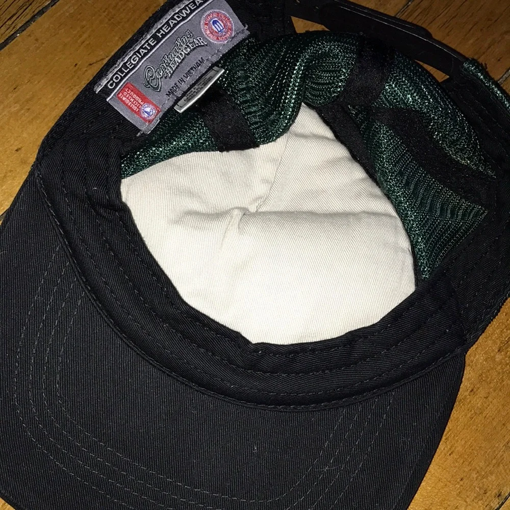 Michigan State Spartans Vintage Mesh Trucker Hat - Green White Black